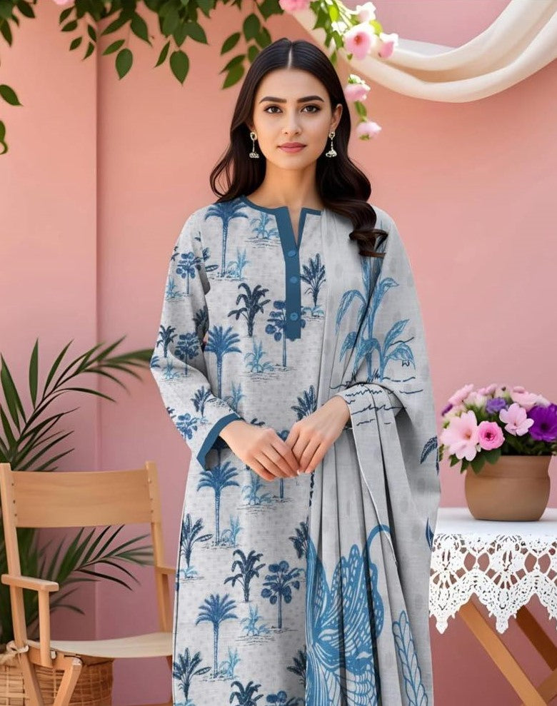 FIZZA MARYUM-3 Piece Khaddar (Unstitched)