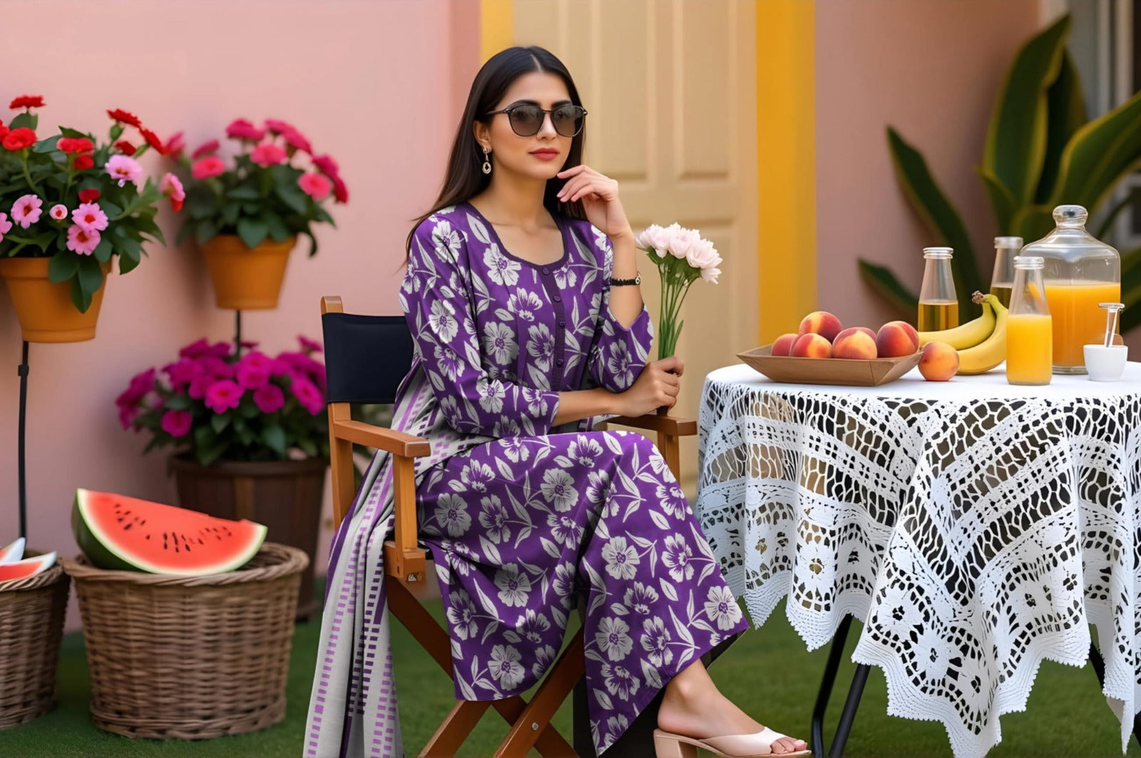 FIZZA MARYUM-3 Piece Khaddar (Unstitched)