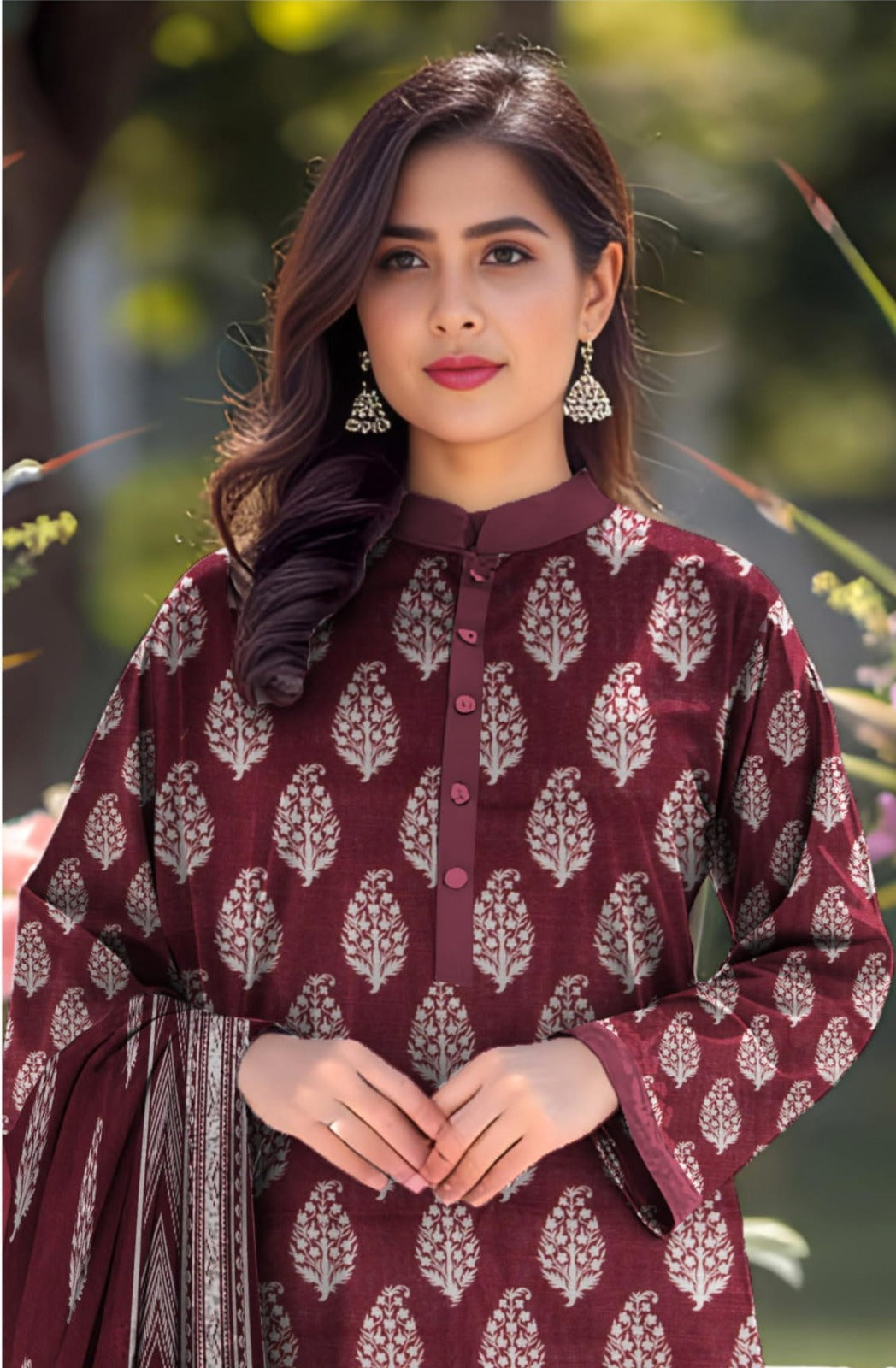FIZZA MARYUM-3 Piece Khaddar (Unstitched)