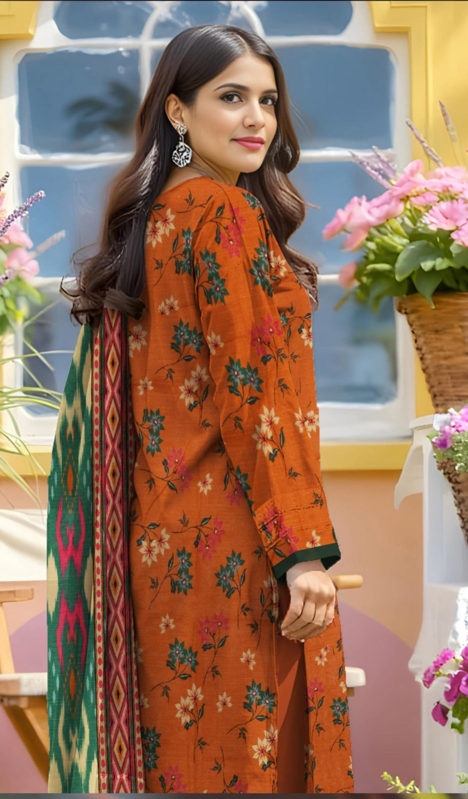 FIZZA MARYUM-3 Piece Khaddar (Unstitched)