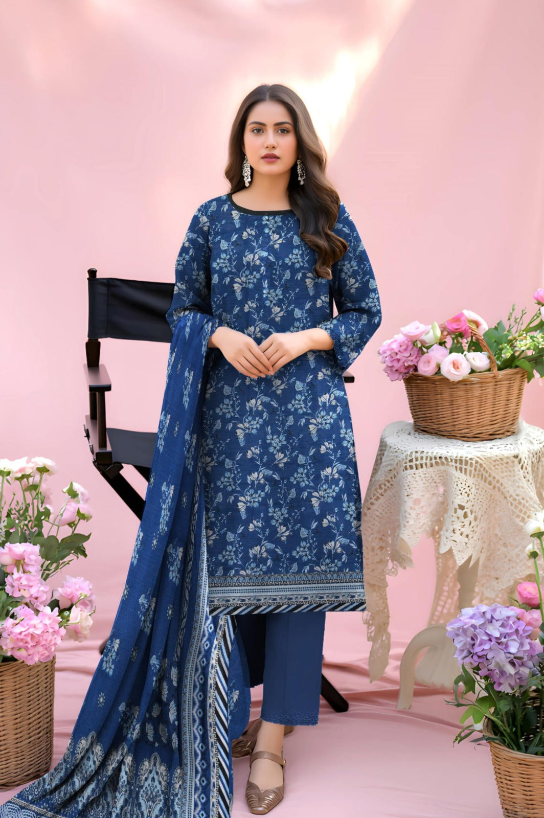 FIZZA MARYUM-3 Piece Khaddar (Unstitched)