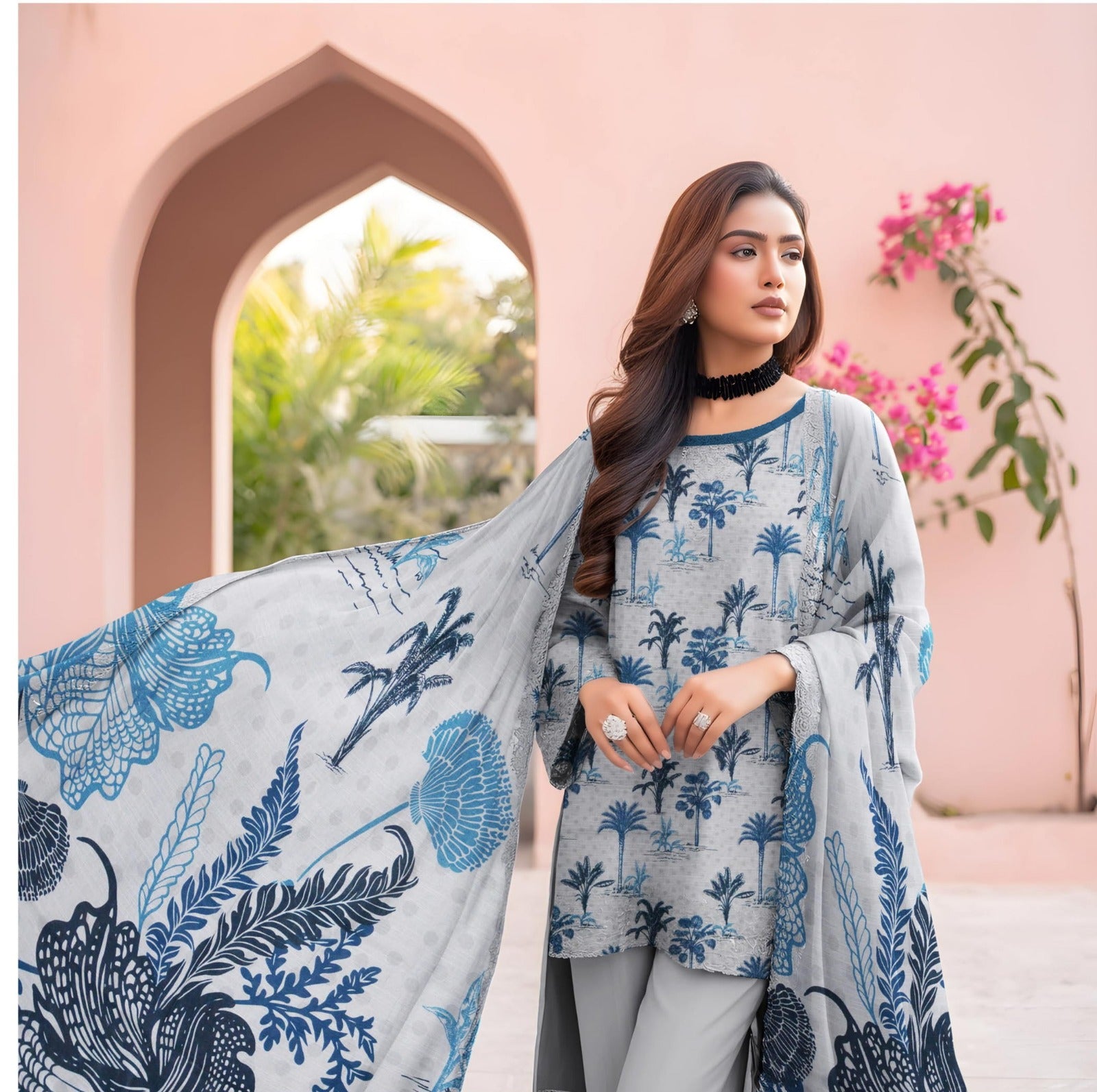 FIZZA MARYUM-3 Piece Khaddar (Unstitched)