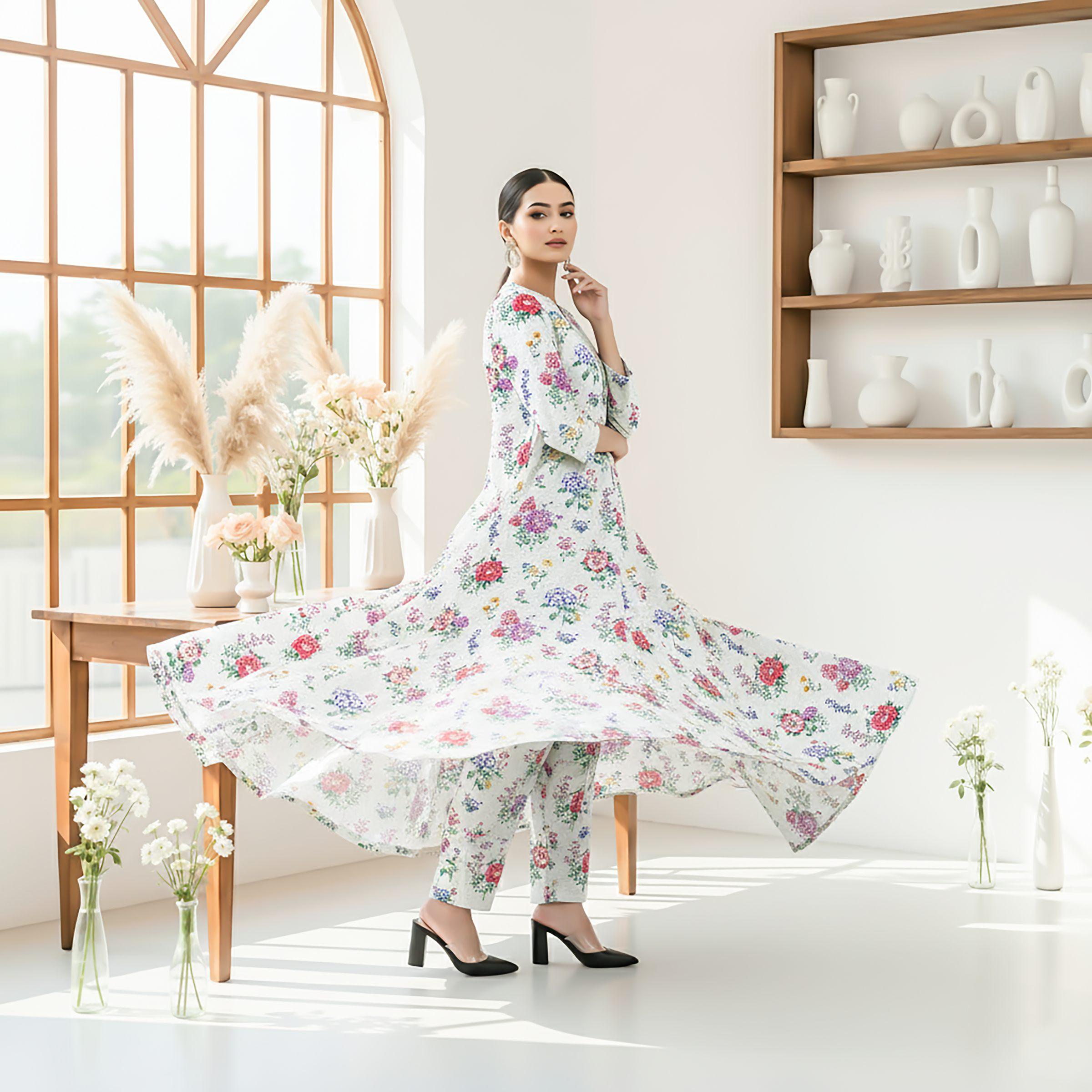 Orial-2 Piece Doria Linen (Unstitched)