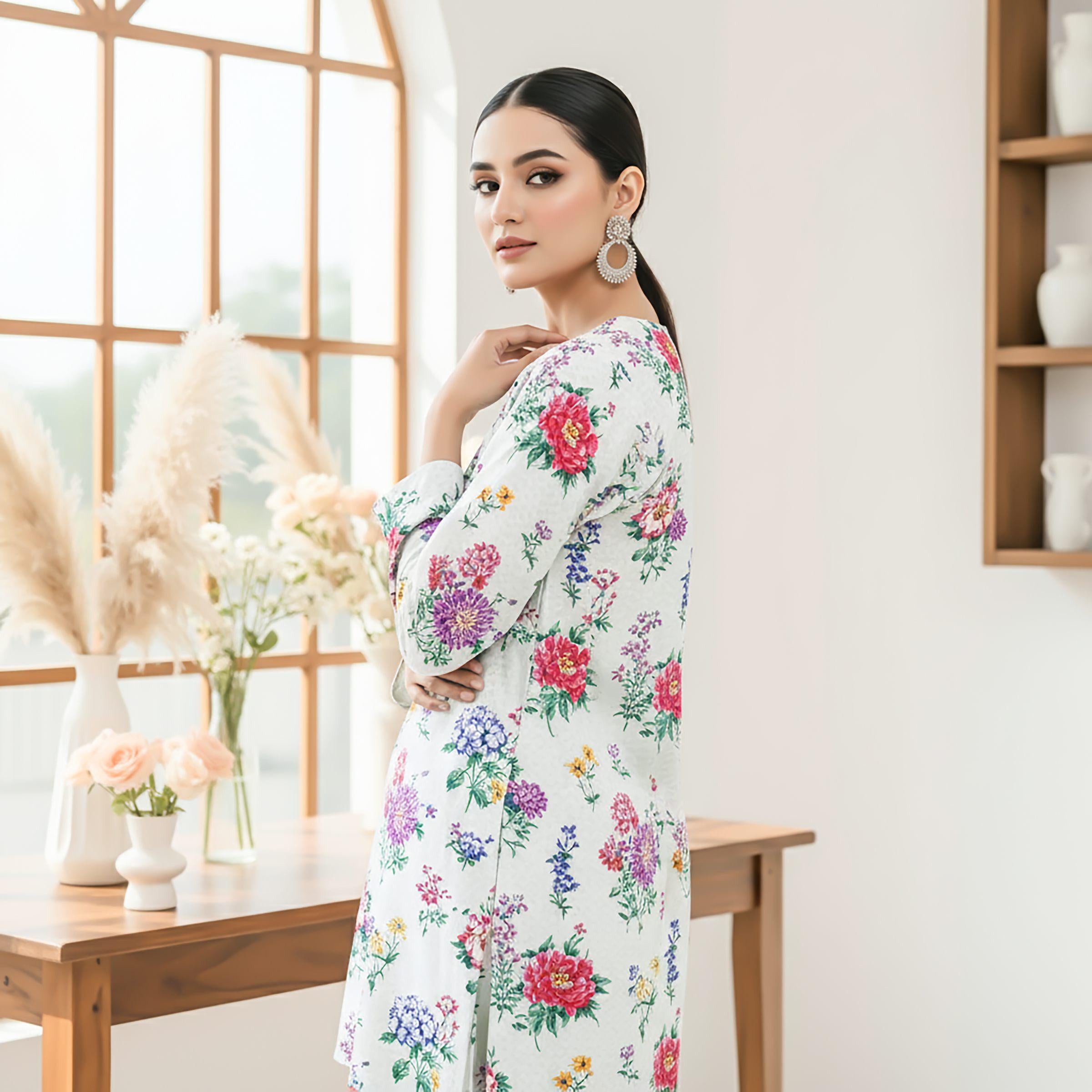 Orial-2 Piece Doria Linen (Unstitched)