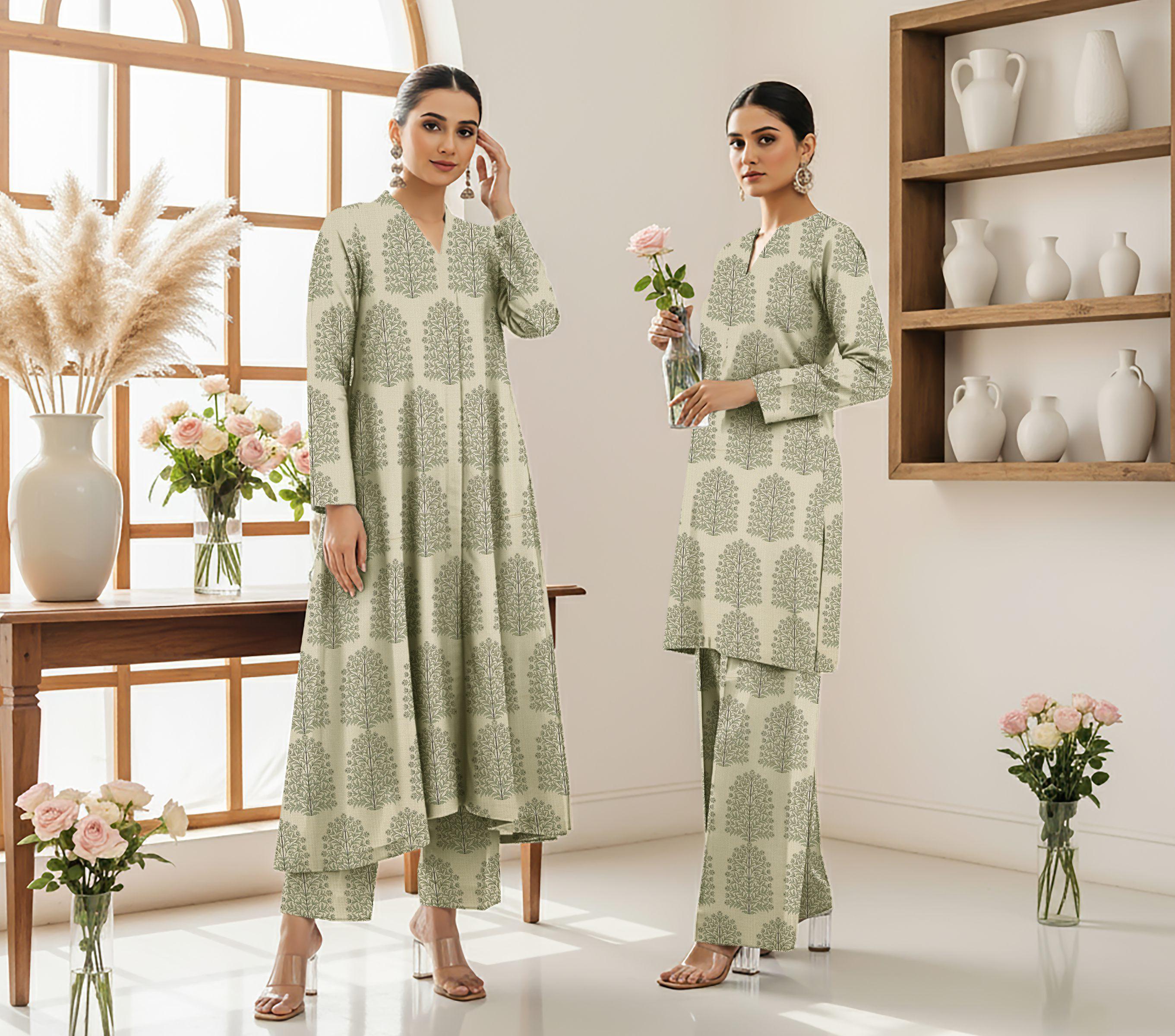 Orial-2 Piece Doria Linen (Unstitched)