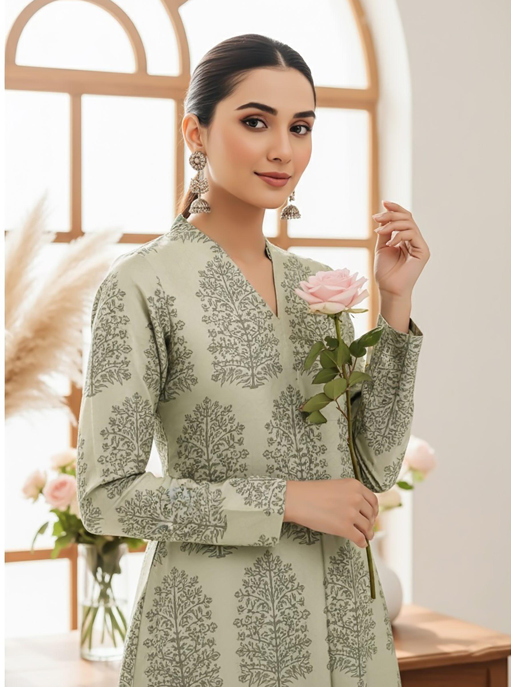 Orial-2 Piece Doria Linen (Unstitched)