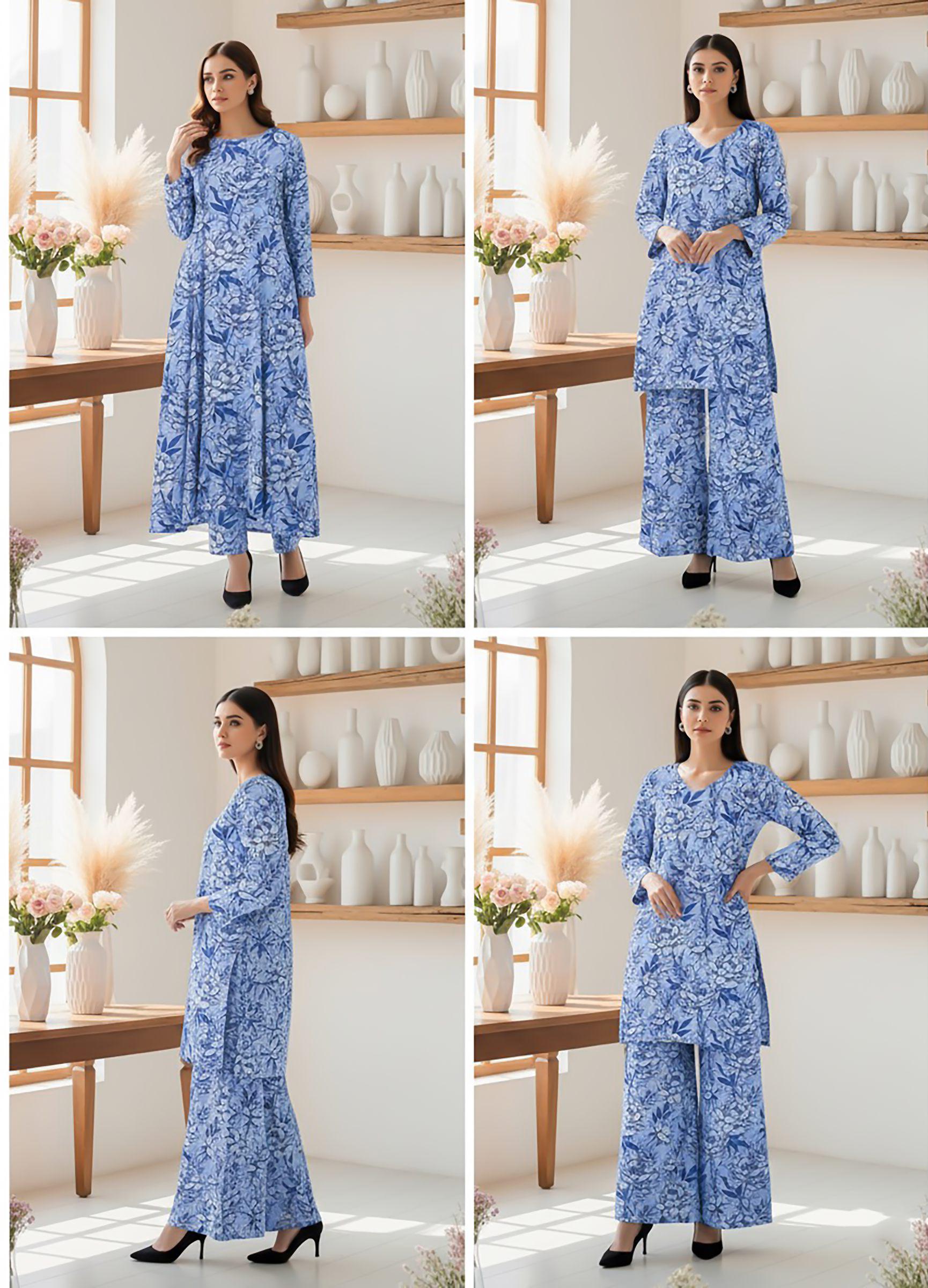 Orial-2 Piece Doria Linen (Unstitched)