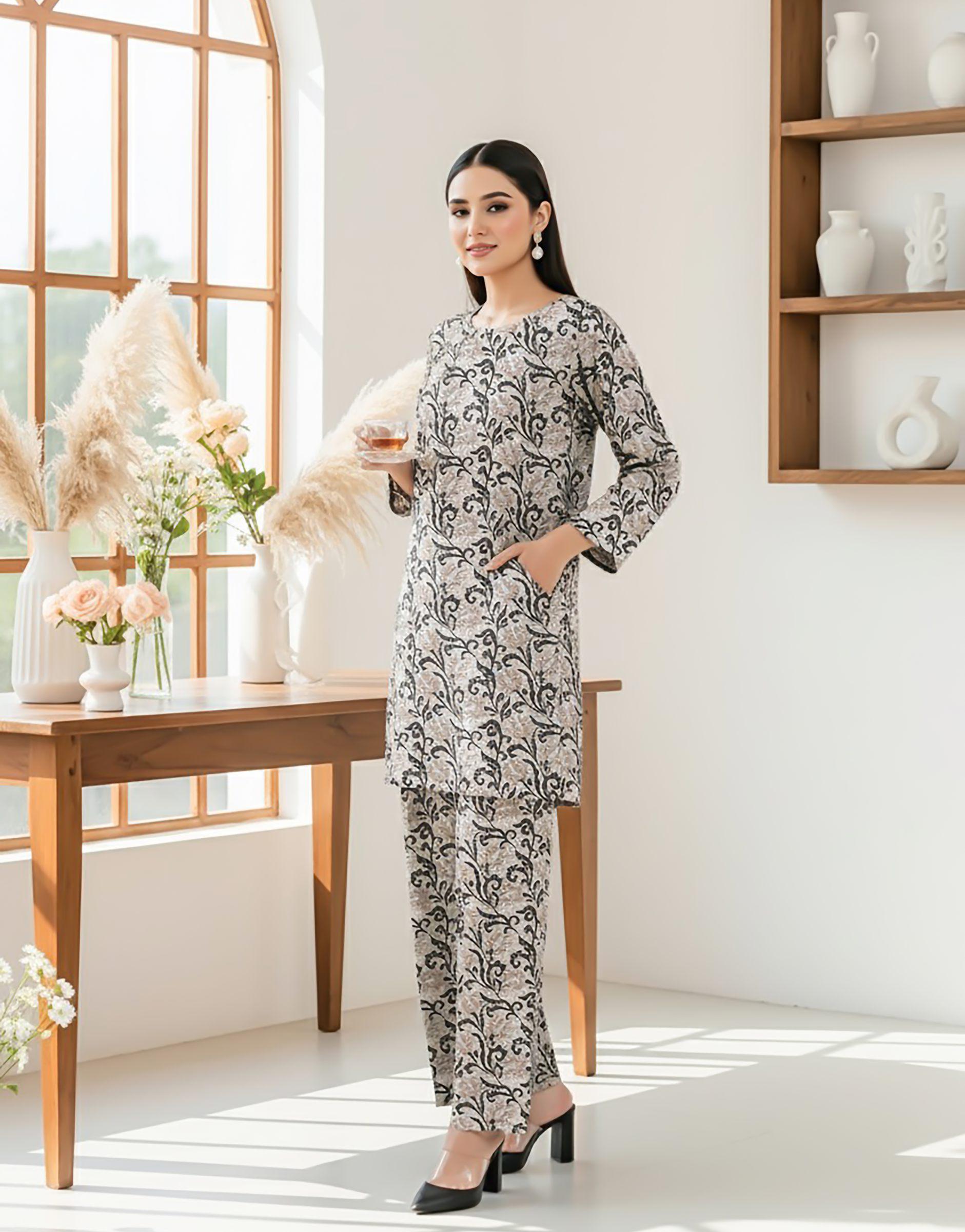 Orial-2 Piece Doria Linen (Unstitched)