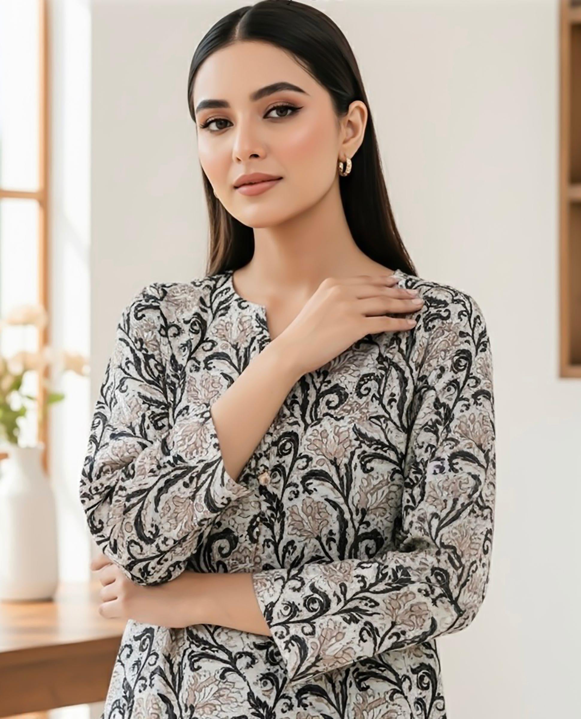 Orial-2 Piece Doria Linen (Unstitched)