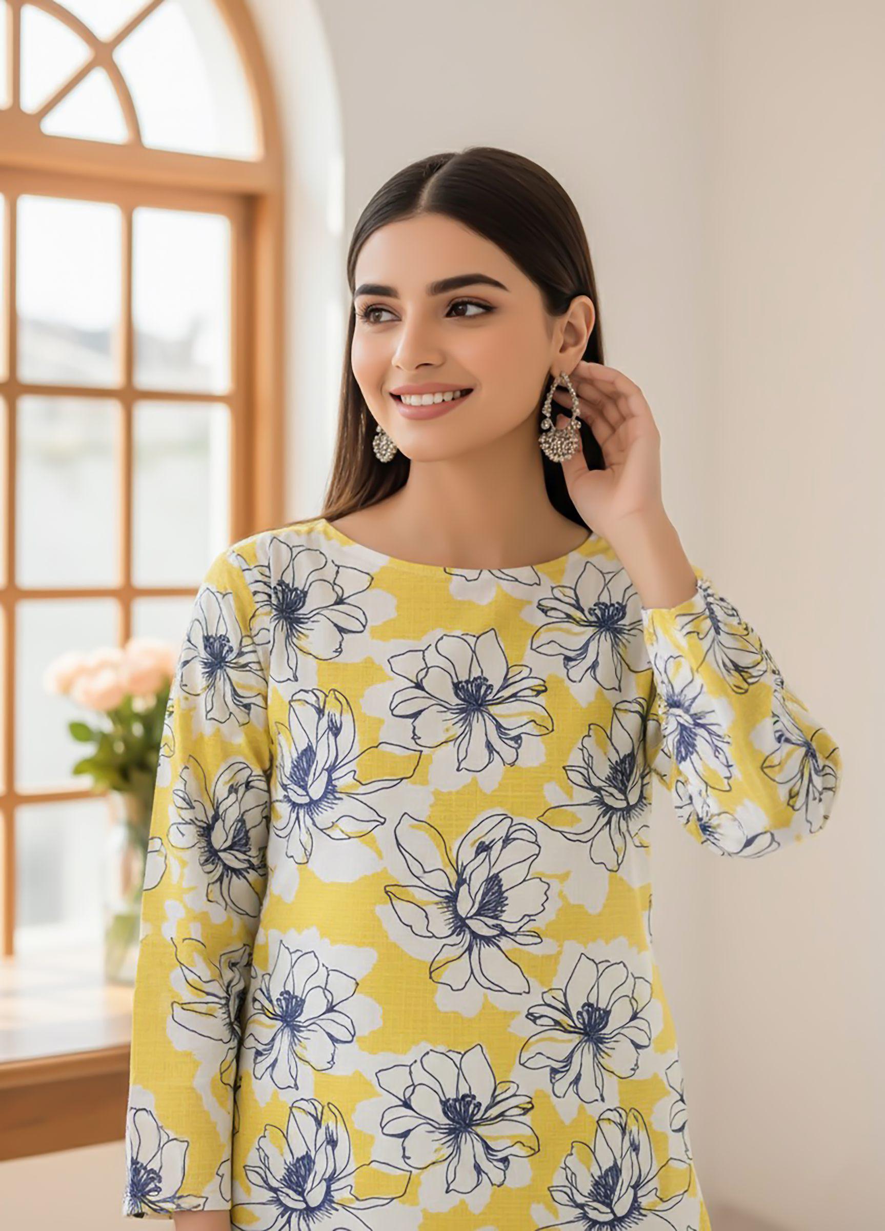 Orial-2 Piece Doria Linen (Unstitched)