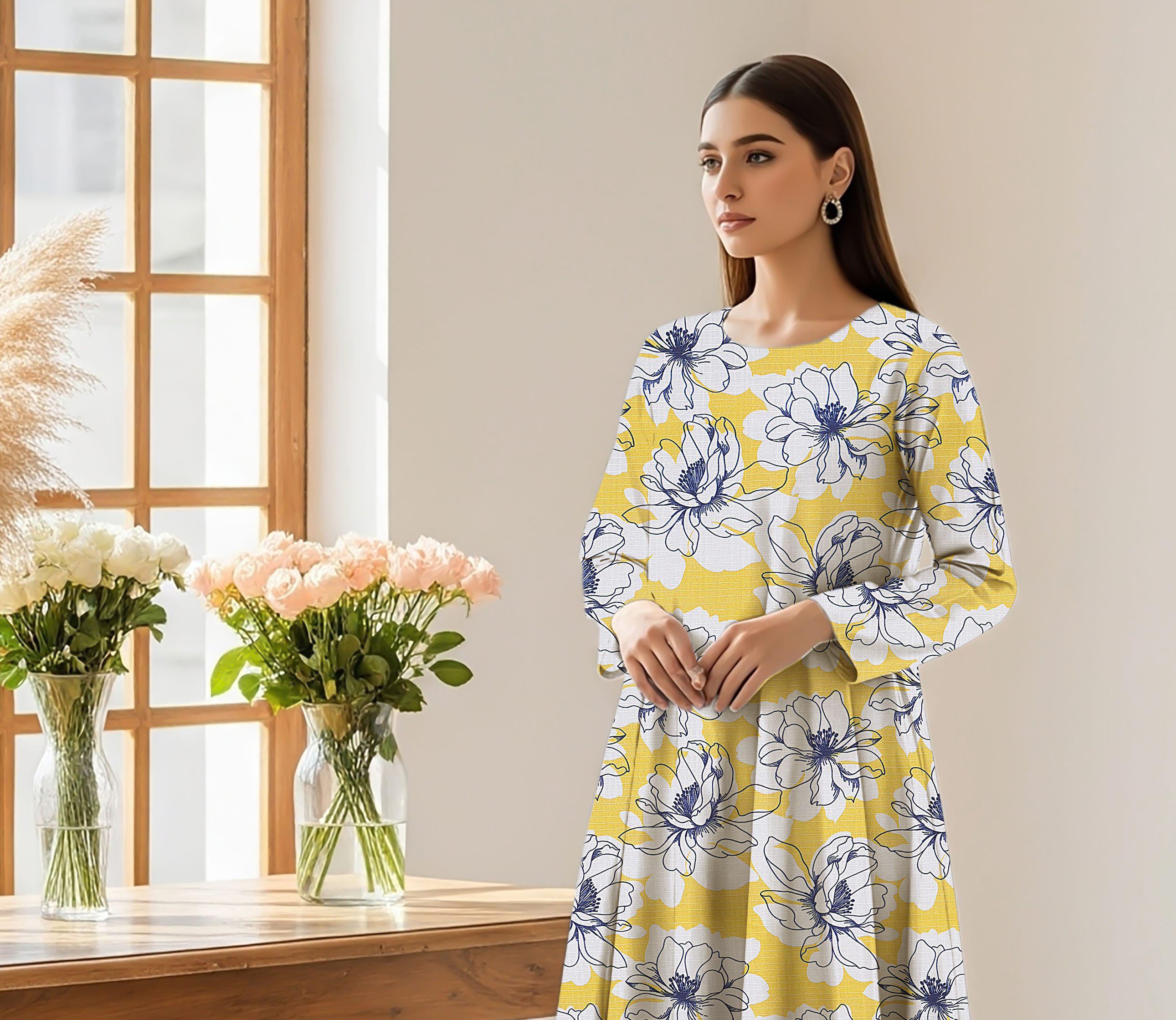 Orial-2 Piece Doria Linen (Unstitched)