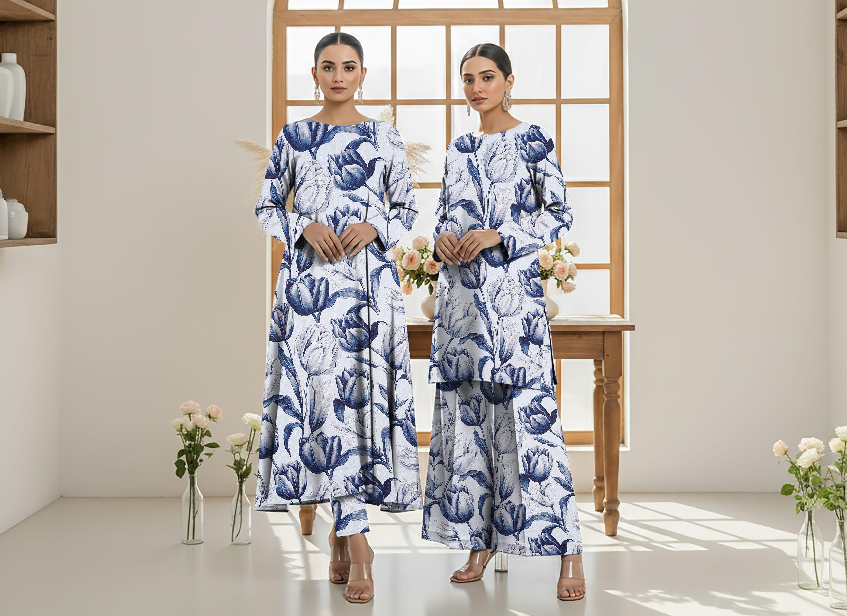 Orial-2 Piece Doria Linen (Unstitched)