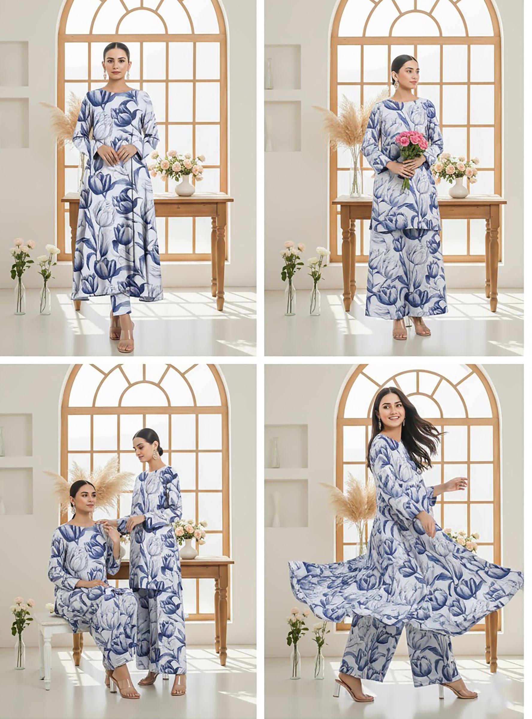 Orial-2 Piece Doria Linen (Unstitched)