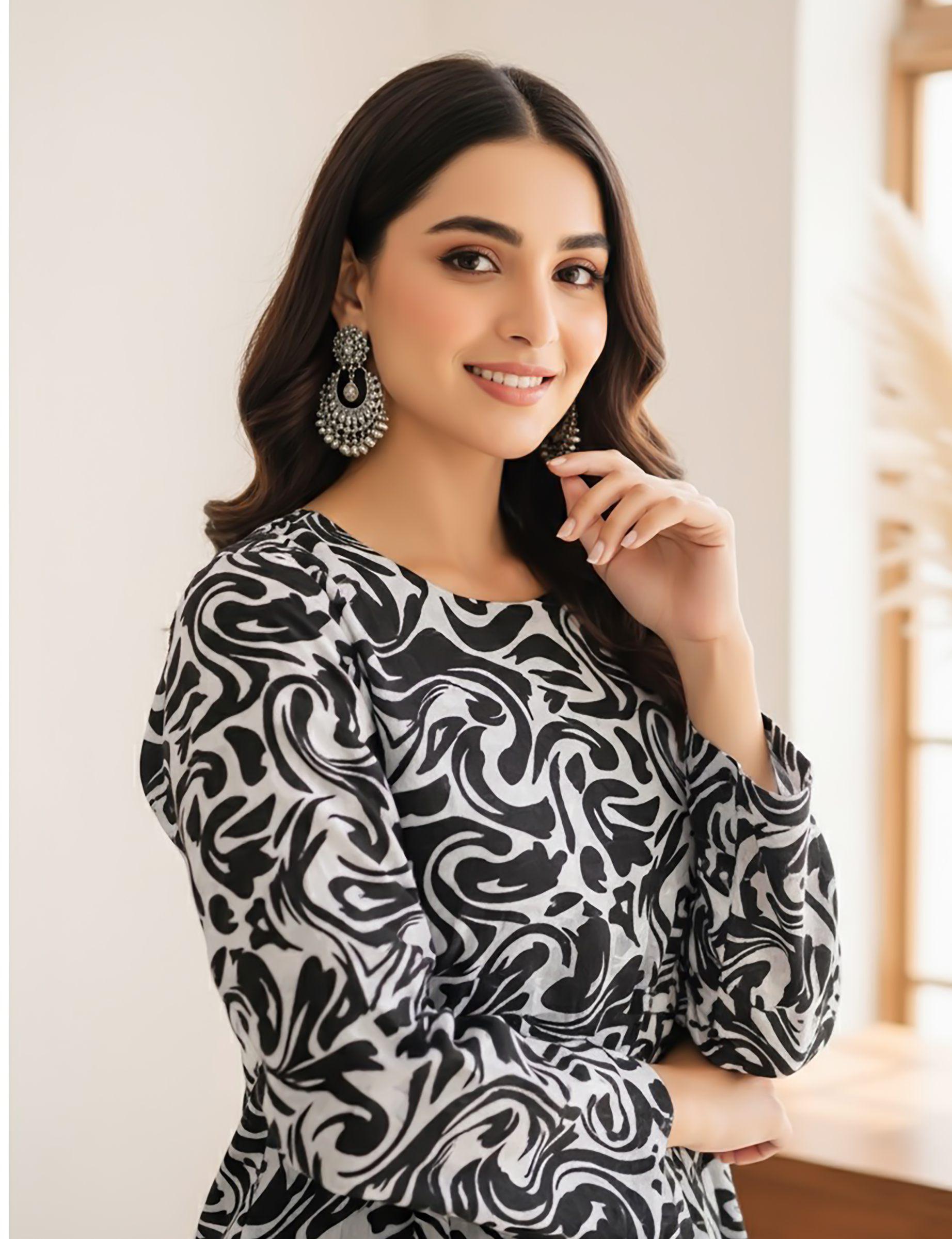 Orial-2 Piece Doria Linen (Unstitched)