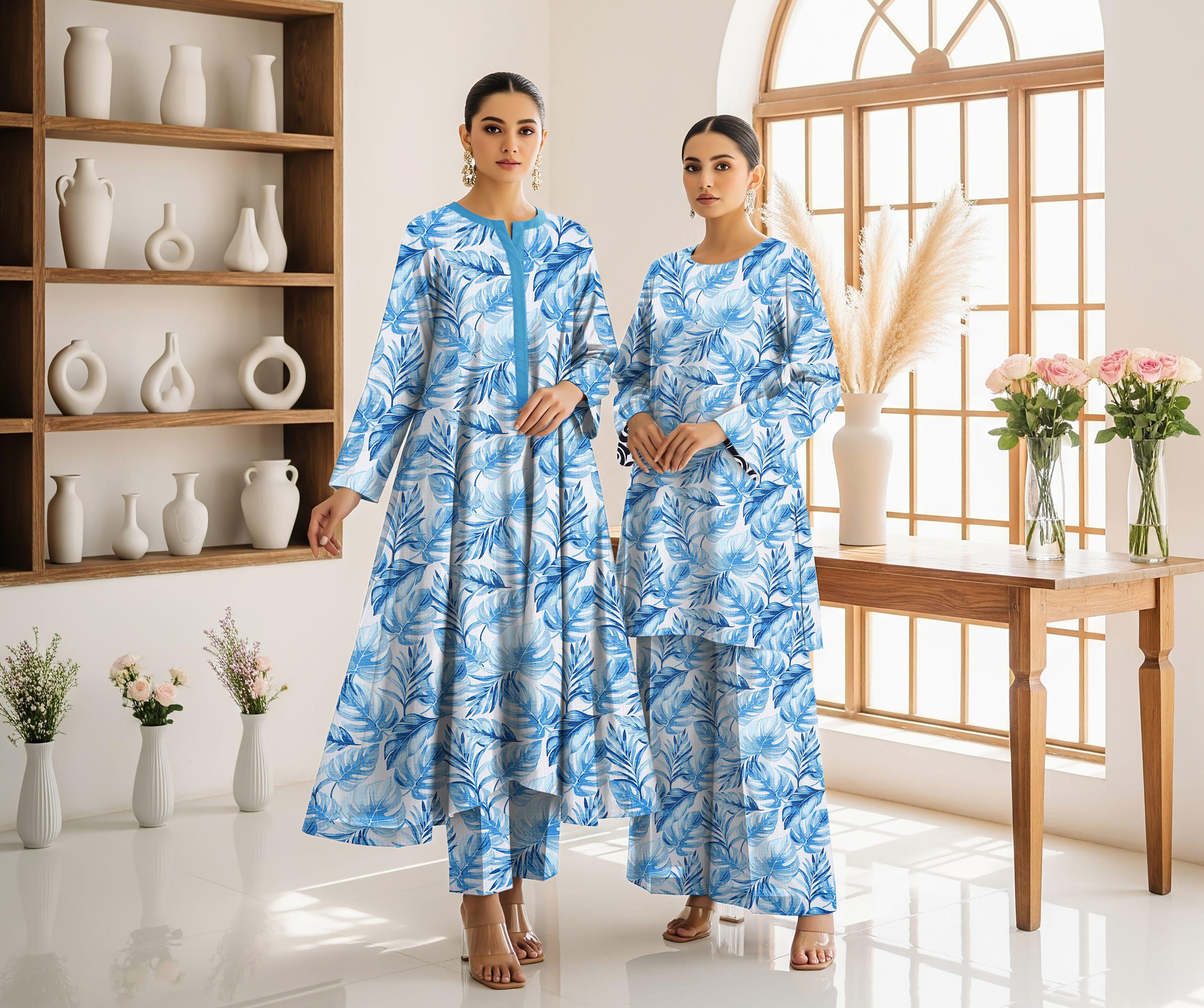Orial-2 Piece Doria Linen (Unstitched)