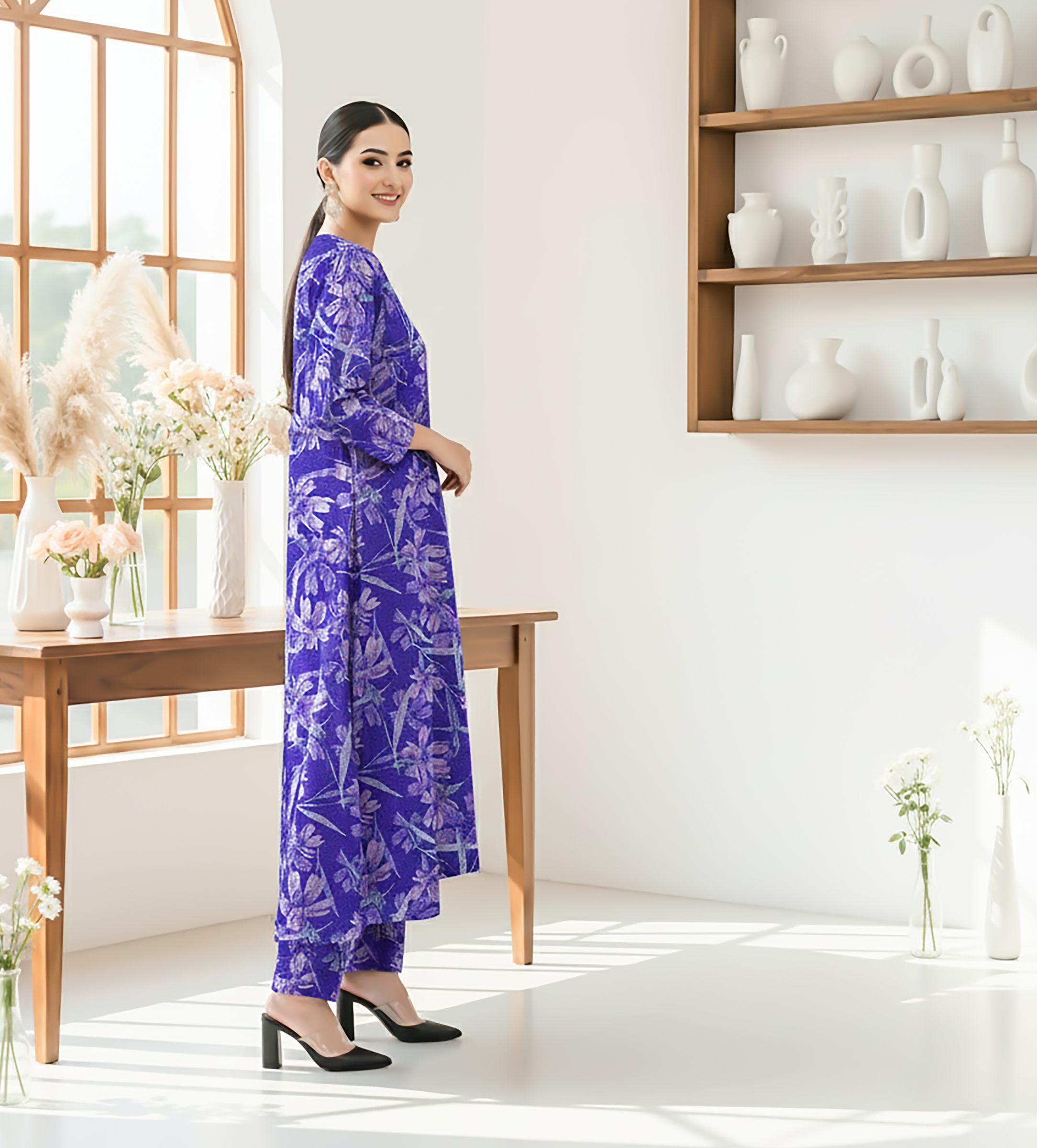 Orial-2 Piece Doria Linen (Unstitched)