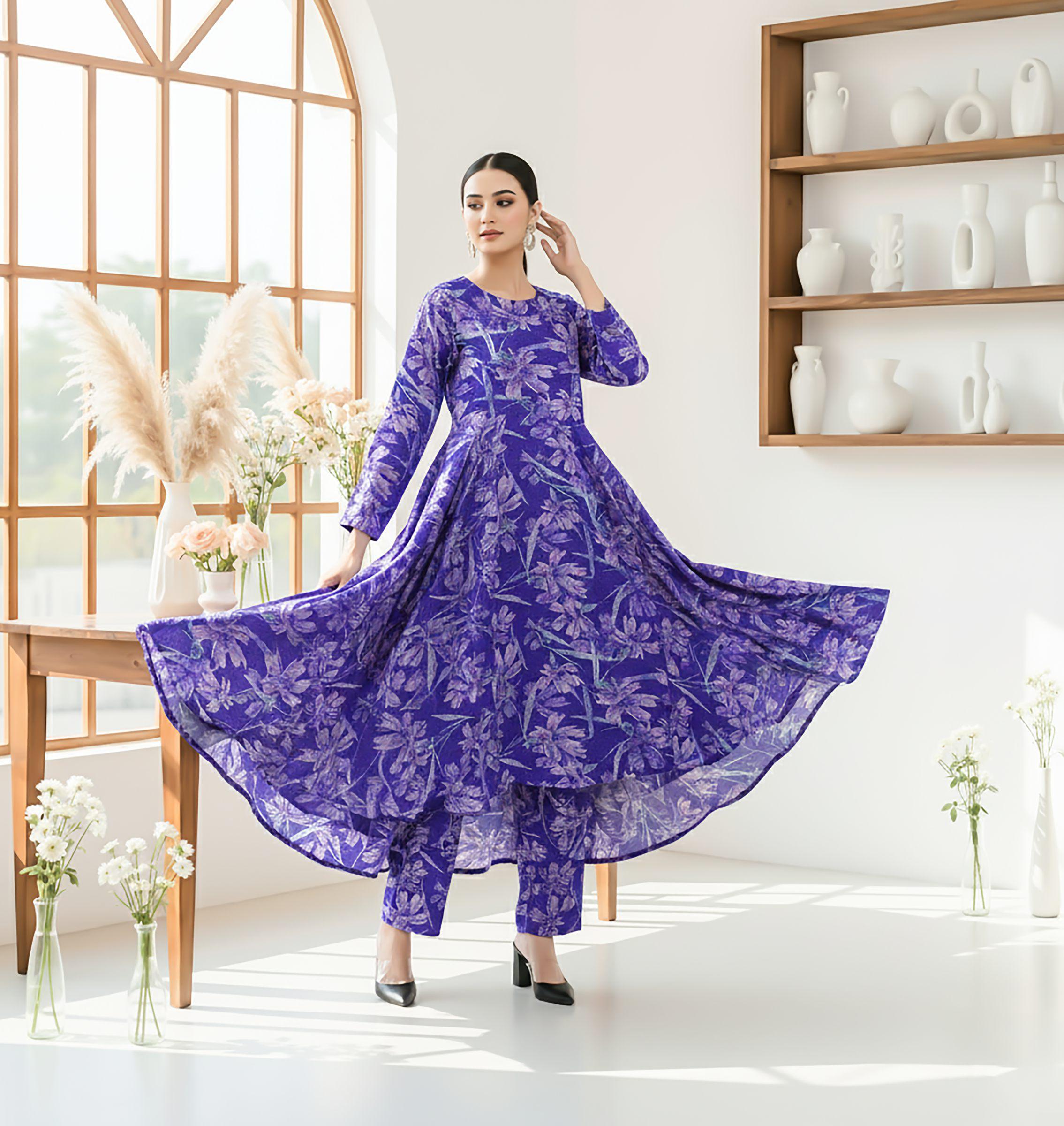 Orial-2 Piece Doria Linen (Unstitched)