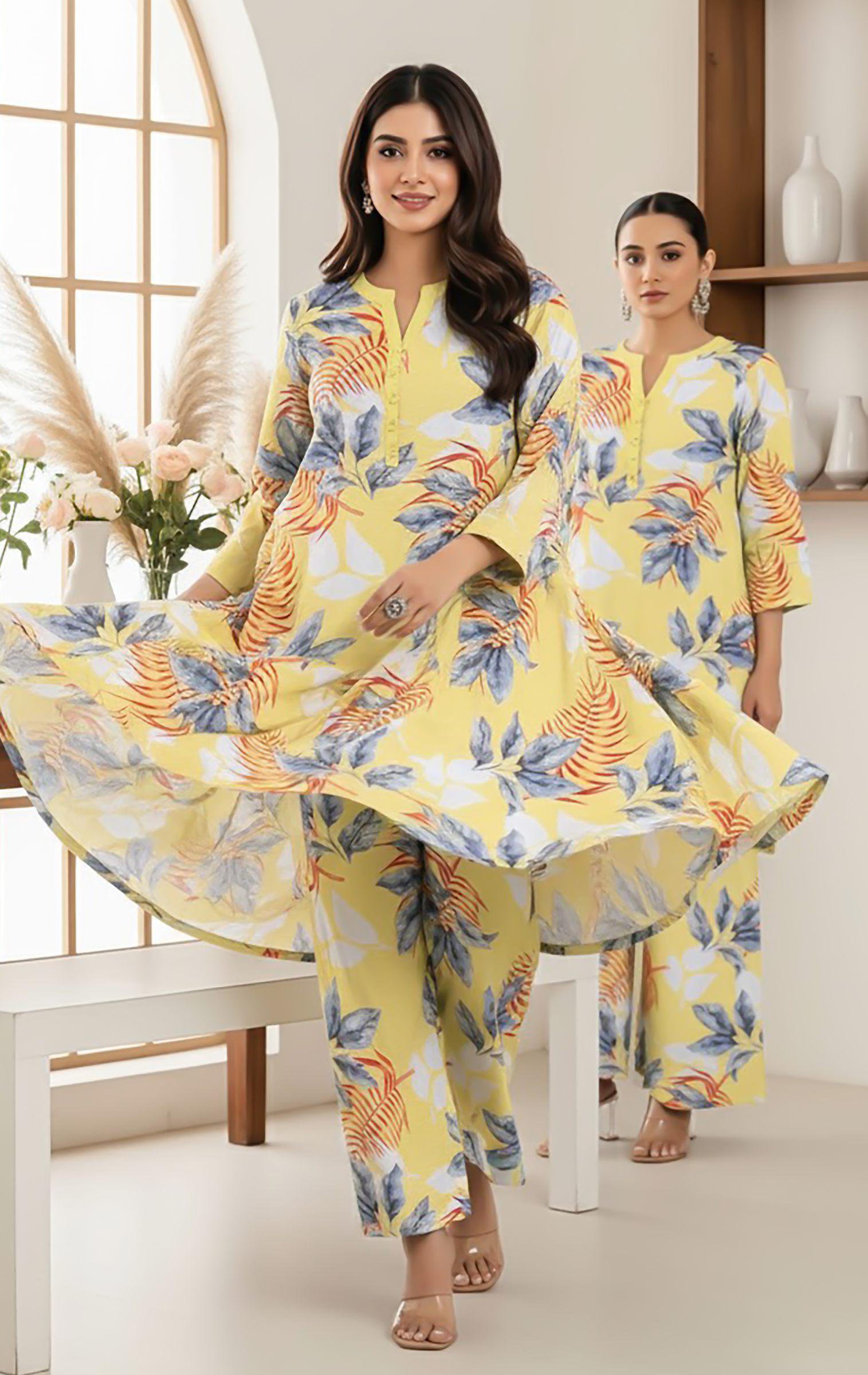 Orial-2 Piece Doria Linen (Unstitched)