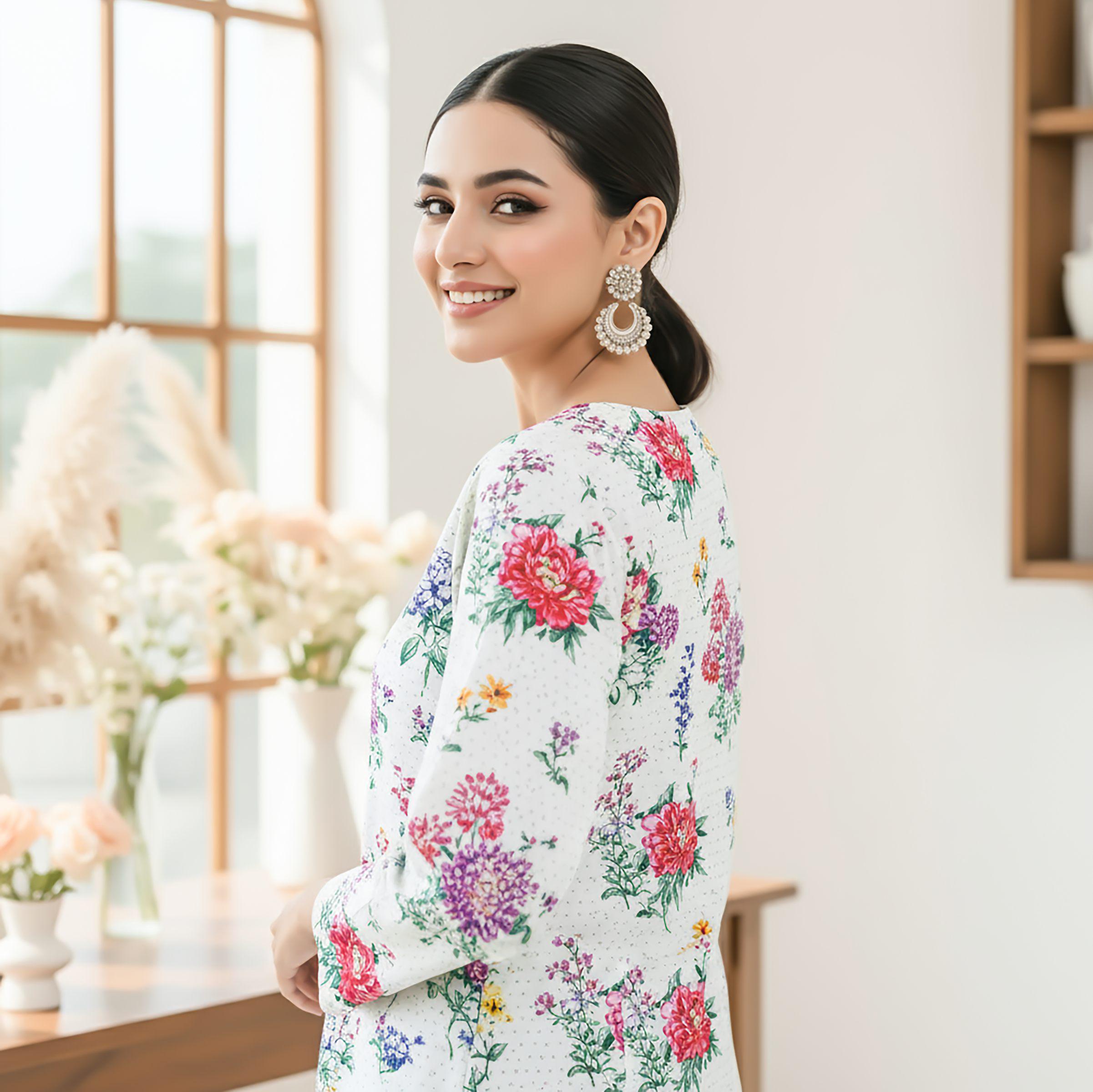 Orial-2 Piece Doria Linen (Unstitched)